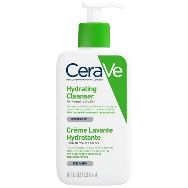 CeraVe, nawilżająca emulsja do mycia dla skóry normalnej i suchej, 236ml