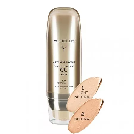 Yonelle Metamorphosis, krem CC przeciwzmarszczkowy, 50ml, 2 Neutral