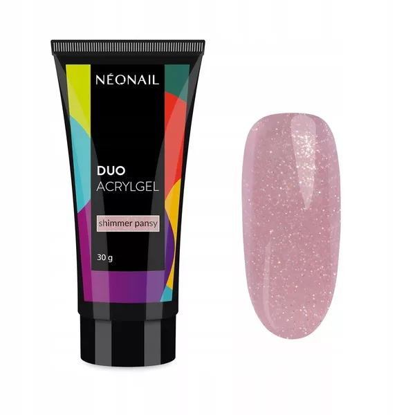 Neonail Duo Acrylgel, żel do paznokci, Shimmer Pansy, 30g