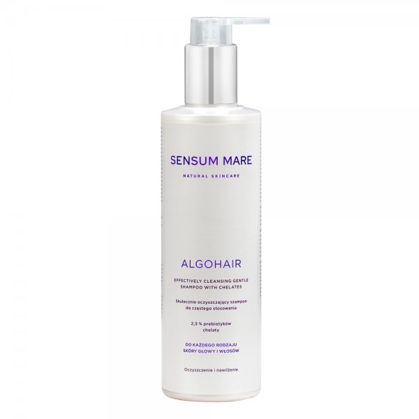 Sensum Mare Algohair skutecznie oczyszczający szampon do częstego stosowania do każdego rodzaju skóry głowy i włosów 250ml