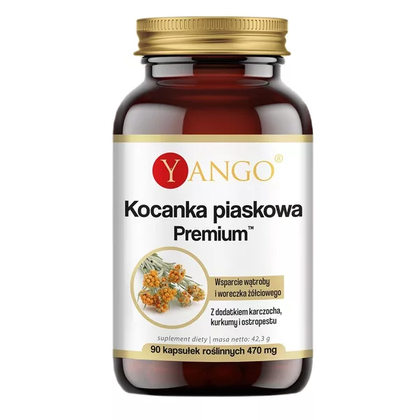 Yango Kocanka piaskowa Premium suplement diety 90 kapsułek