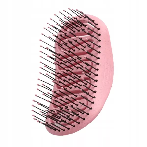 Glov Smooth Glide szczotka do rozczesywania włosów ze słomy pszenicznej Pink