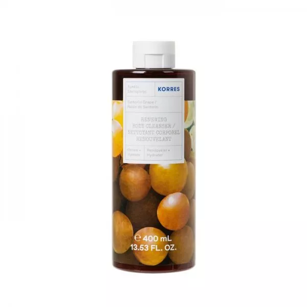 Korres Santorino Grape, odświeżający żel po prysznic do mycia ciała, 250ml