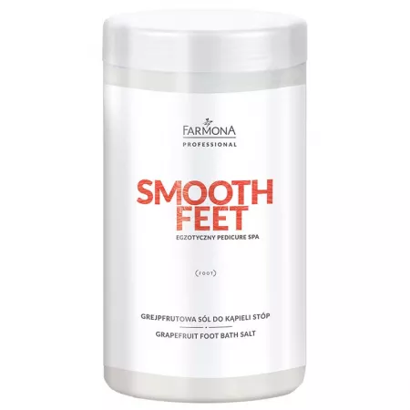 Farmona Professional Smooth Feet, grejpfrutowa sól do kapieli stóp, 1250g