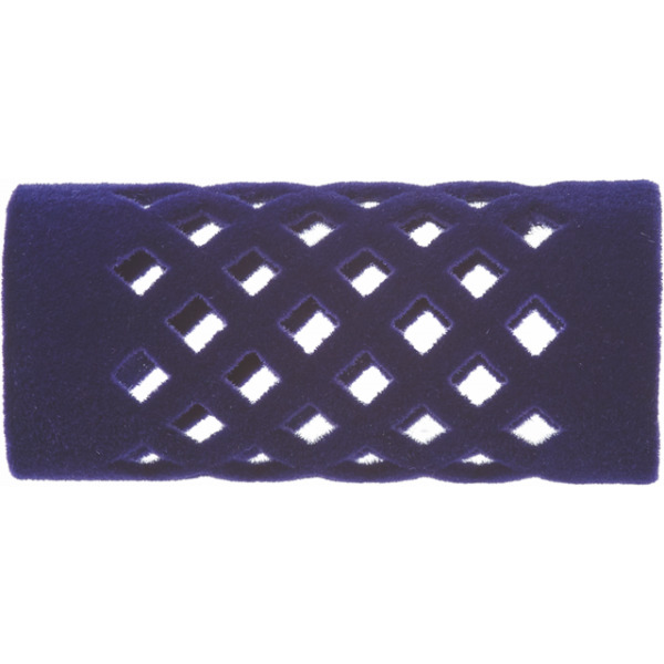 Efalock Flocked Curler, wałki metalowe flokowane 46mm-21mm niebieskie 12szt., ref. 14100862