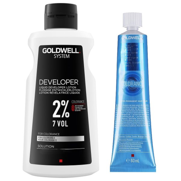 Goldwell Colorance Color Infuse, zestaw do koloryzacji: krem koloryzujący + oksydant 120ml
