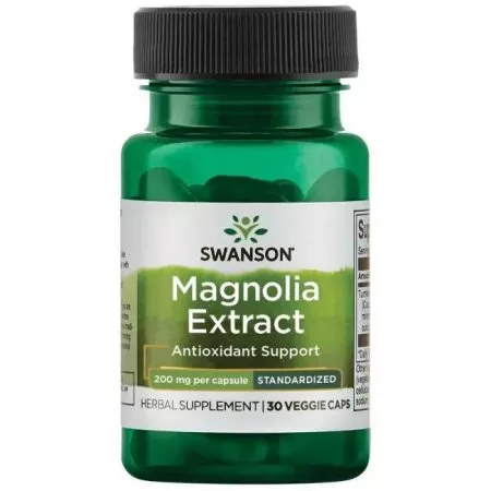 Swanson Magnolia lekarska ekstrakt 200mg 30vkaps