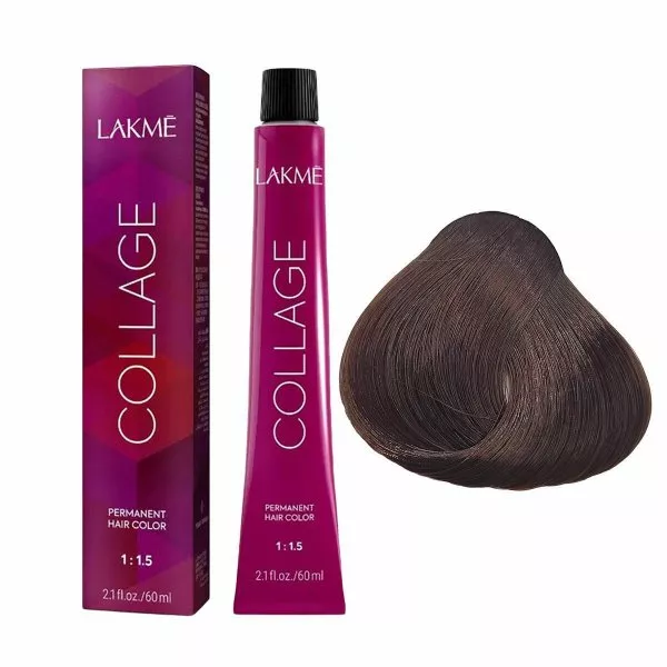 Lakme Collage, farba do włosów trwale koloryzująca, 6/66, 60ml