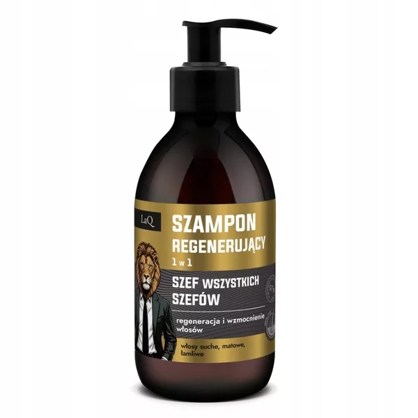 LaQ Szef Wszystkich Szefów, szampon 1w1 regenerujący, 300ml