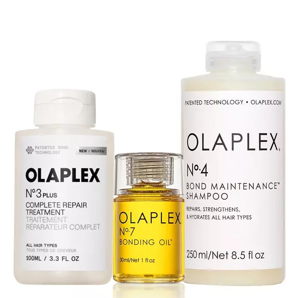 Olaplex, zestaw regenerujący do włosów, No.3, No.4, No.7