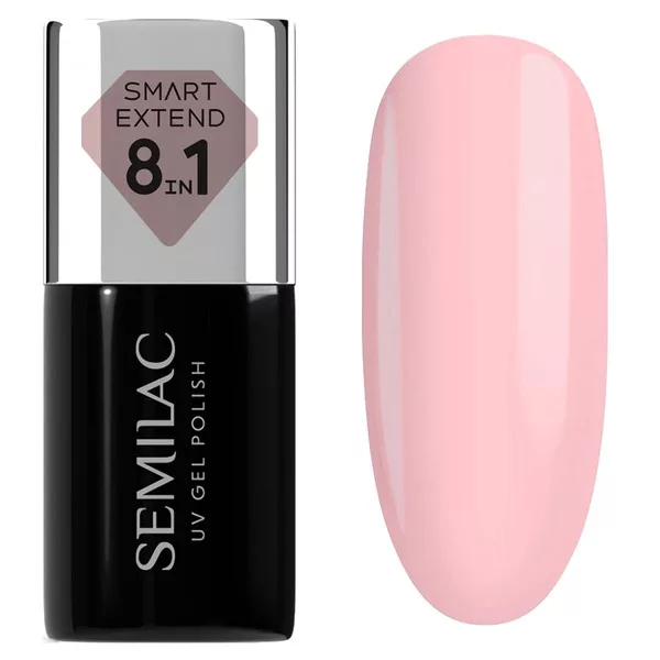 Semilac Smart Extend, lakier hybrydowy, 824 Soft Blush, 7ml