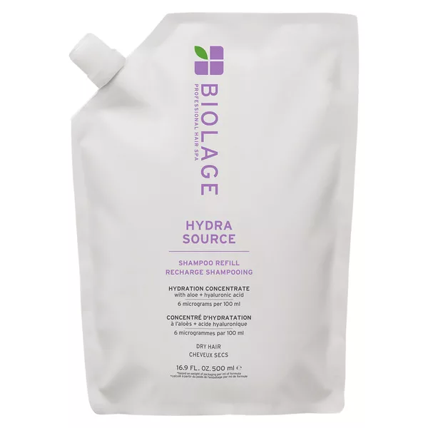Biolage HydraSource, szampon nawilżający do włosów suchych, 500ml refill