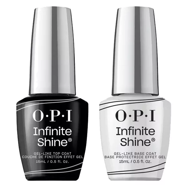 OPI Infinite Shine, zestaw baza + top do paznokci, 2x15ml