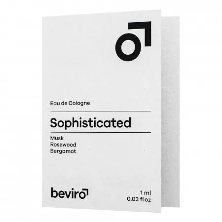 Beviro Shaving, Sophisticated, woda kolońska, 1ml
