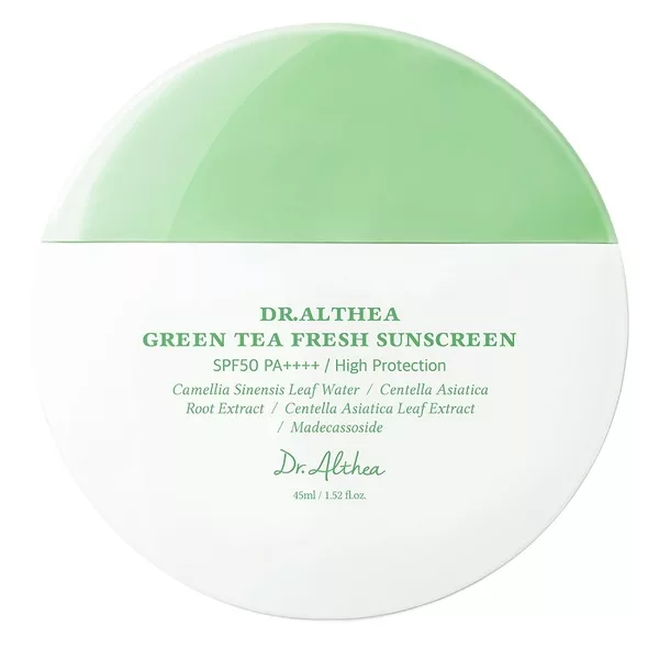 Dr. Althea Green Tea Fresh Sunscreen SPF50 PA++++ łagodzący krem przeciwsłoneczny 45ml