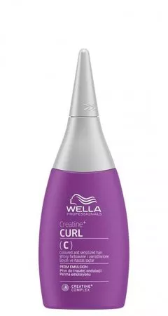 Wella Creatine+ Curl C, trwała do włosów farbowanych i uwrażliwionych, 75ml