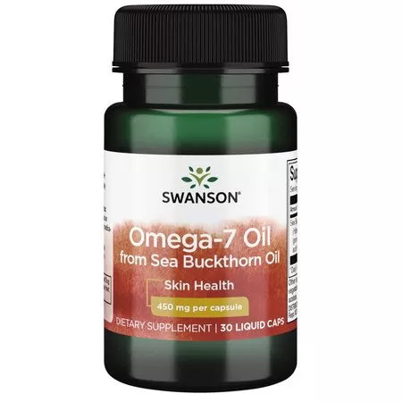 Swanson Omega-7 Oil From Sea Buckthorn Oil, Olej Omega-7 z rokitnika, ref.SWE096