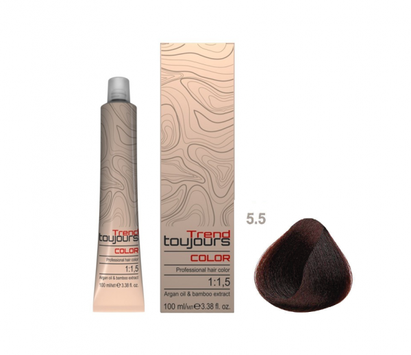 Trend Toujours Professional Color Care, farba do włosów, 5.5, 100ml
