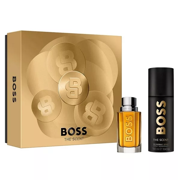 Hugo Boss Boss The Scent For Him zestaw prezentowy dla mężczyzn woda toaletowa 50ml + dezodorant spray 150ml