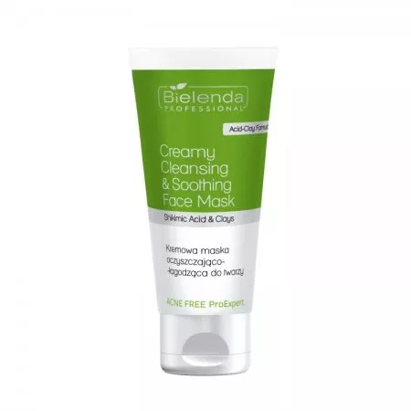 Bielenda Professional Is Acne Free, ProExpert kremowa maska oczyszczająca do twarzy, 150ml