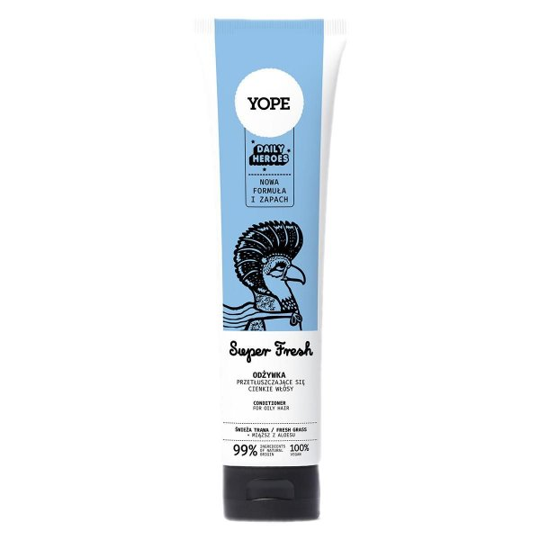 Yope, odżywka do włosów przetłuszczających się Świeża Trawa, 170ml