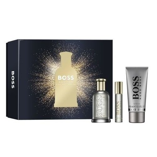 Hugo Boss Boss Bottled zestaw woda perfumowana spray 100ml + woda perfumowana spray 10ml + żel pod prysznic 100ml (M)