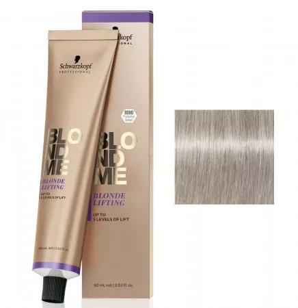 Schwarzkopf BlondMe Blonde Lifting, baza rozjaśniająca w kremie, steel blue, 60ml