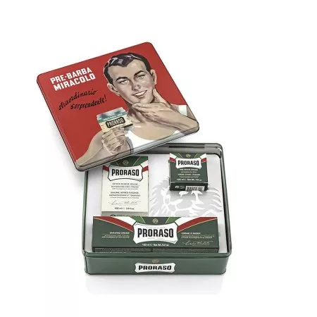 Proraso Vintage, zestaw do golenia Green, 2x100ml + 150ml