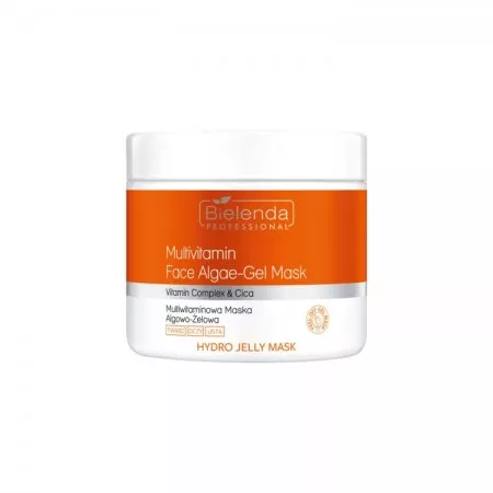 Bielenda Professional Is Hydro Jelly Mask, rozświetlająca multiwitaminowa maska algowo-żelowa z ultrastabilną witaminą C, 190g