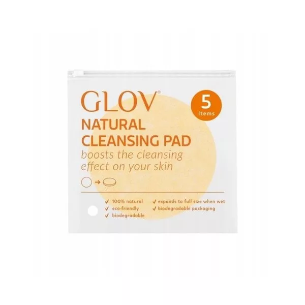Glov Natural Cleansing Padscelulozowe płatki do oczyszczania twarzy 5szt