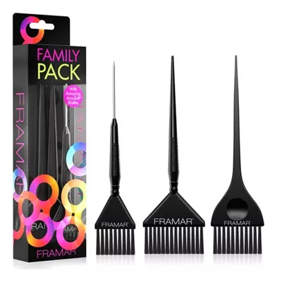 Framar Family Pack, pędzle do koloryzacji
