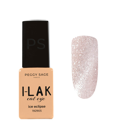 Peggy Sage I-LAK Cat Eye, lakier hybrydowy do paznokci, Ice Eclipse, 5ml