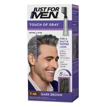 Just For Men, odsiwiacz Touch of Grey, ciemny brąz T-45