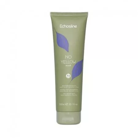 Echosline, No Yellow, maska do włosów siwych i blond 300ml
