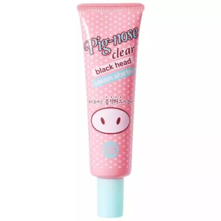 Holika Holika Pignose clear black head, steam starter, żel do oczyszczania skóry nosa, 30ml