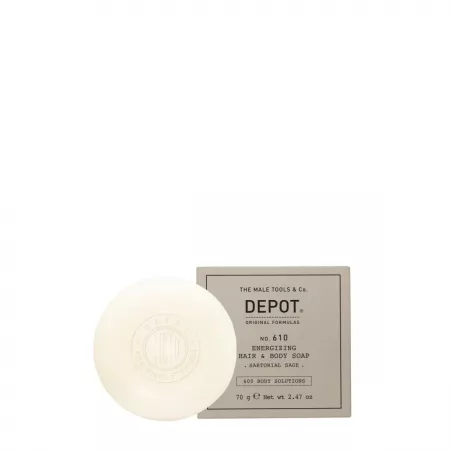 Depot No.610, energetyzujące mydło do ciała i włosów, 70g