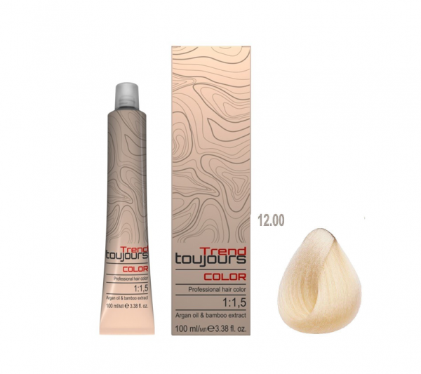 Trend Toujours Professional Color Care, farba do włosów, 12.00, 100ml
