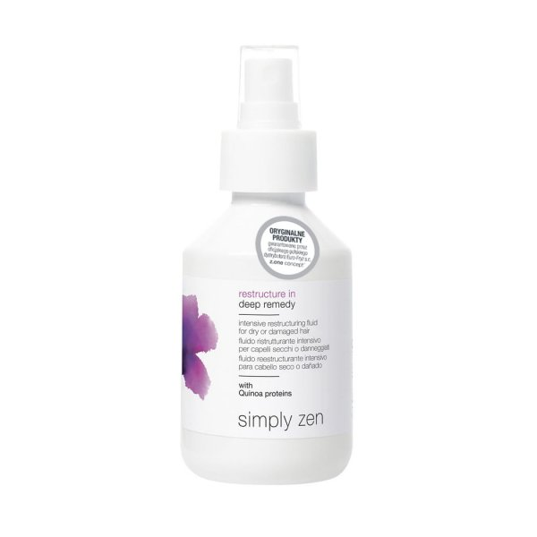 Simply Zen Restructure In Deep Remedy, intensywnie restrukturyzujący fluid do suchych lub zniszczonych włosów, 150ml