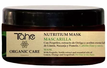 Tahe Organic Care, maska odżywiająca do włosów cienkich i suchych, 300ml
