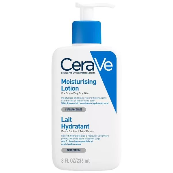 CeraVe, nawilżająca emulsja do suchej i bardzo suchej skóry, 236ml