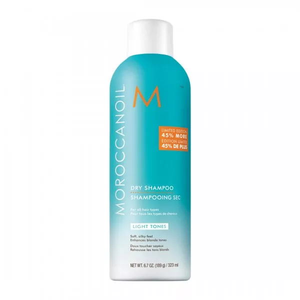 Moroccanoil Dry Shampoo Light Tones, suchy szampon do włosów jasnych, 323ml