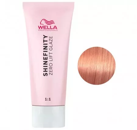Wella Shinefinity Zero Lift Glaze, farba półtrwała do włosów, 08/34 red, 60ml