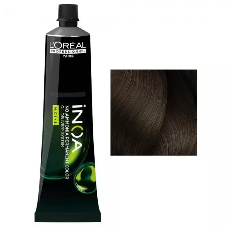 Loreal Inoa, farba do włosów w kremie bez amoniaku, 6.23, 60g