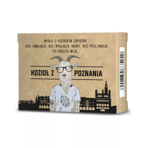 LaQ Kozioł z Klasą, mydło dla facetów, czarna kostka, 80g