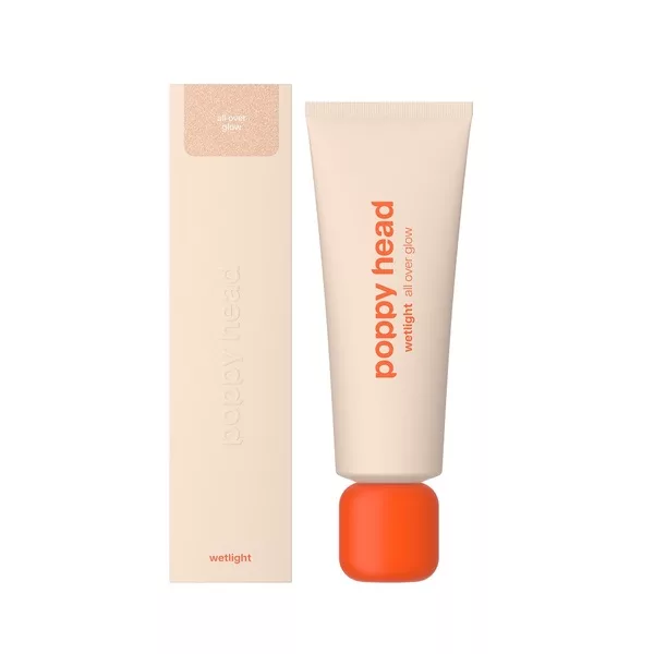 Poppy Head Wetlight płynny rozświetlacz do ciała i twarzy 02 Glitterini 50ml