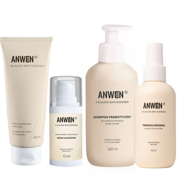 Anwen Anwen&Klaudia Matuszewska, zestaw do pielęgnacji włosów, szampon + serum + maska + mgiełka