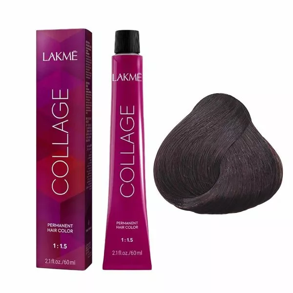 Lakme Collage, farba do włosów trwale koloryzująca, 3/22, 60ml