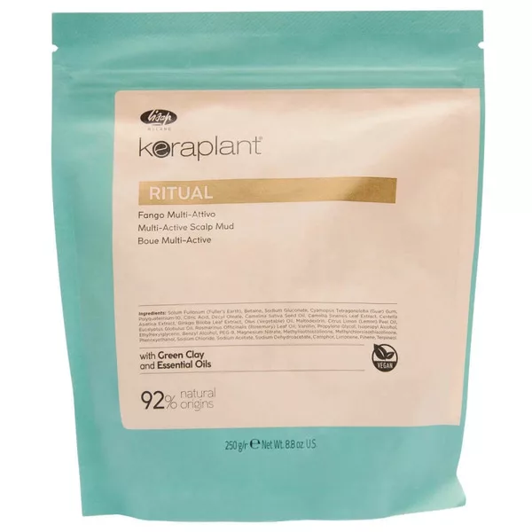 Lisap Keraplant Ritual Multi-Active Mud, glinka multiaktywna do skóry głowy, 250ml
