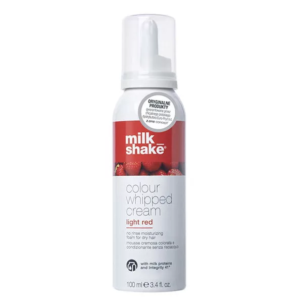 Milk Shake Colour Whipped Cream, pianka koloryzująca, light red, 100ml