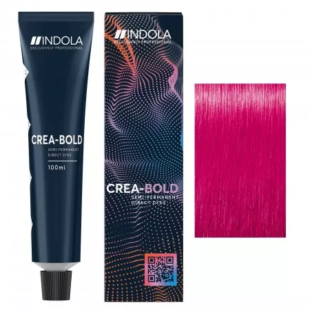 Indola Crea Bold, farba do włosów półtrwała, Fuchsia Pink, 100ml